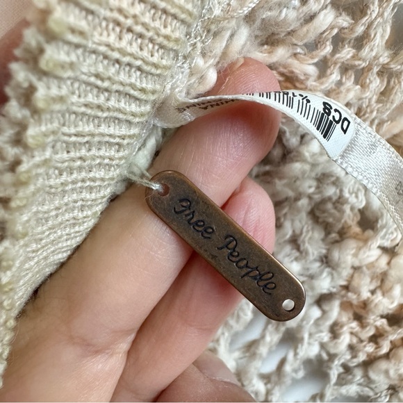 Free People | Holey V-Neck Sweater, S - Picture 6 of 13